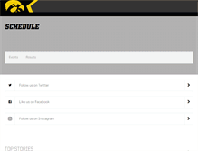 Tablet Screenshot of hawkeyesports.com